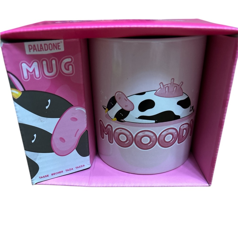 Mooody Cow Mug by Paladone  New in Box